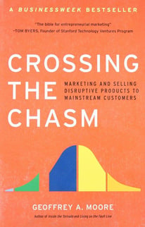 Crossing the Chasm by Geoffrey Moore  is about marketing and selling disruptive products to mainstream customers
