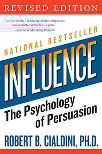 Influence The Psychology of Persuasion by Robert B. Cialdini is a book about the psychology of persuasion